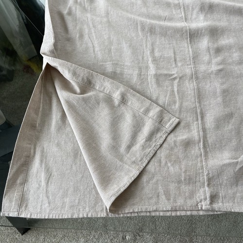 Old Navy Damen Übergröße 4X Leinen Säule Natur Leinen Maxirock Lagenlook Neu mit Etikett - Bild 8 von 12