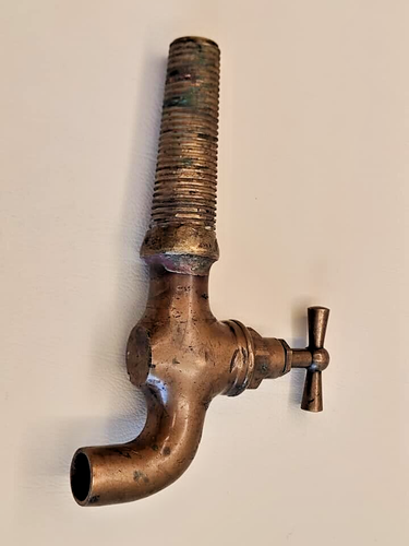 Antique Brass Barrel Tap Bar Wine Beer Keg Faucet - Picture 4 of 13