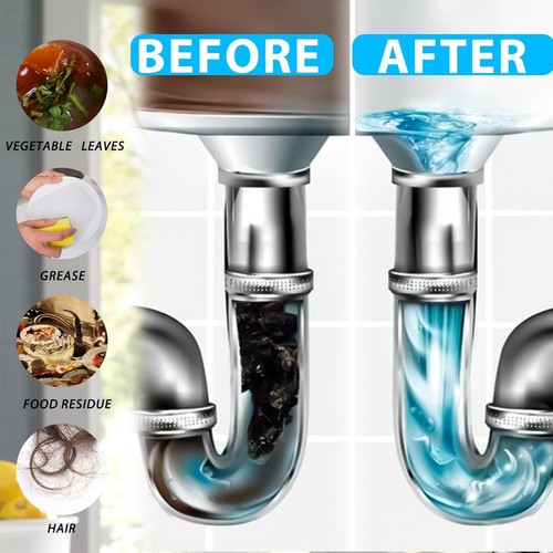 Abfluss Clog Remover Leistungsstarker Duschabfluss Bagger Pulver Home Kitchen Zu - Bild 9 von 12