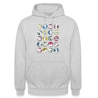 Tom Und Jerry Ikonische Ausdrücke Unisex Hoodie