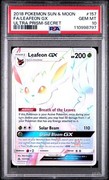 Pocket Scout - PSA 10 LEAFEON GX 157 ULTRA PRISM SECRET RAINBOW RARE POKEMON
