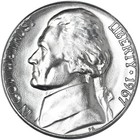 ✅ 1967 P Jefferson Nickel - GEM BU - Uncirculated Coins - ⭐️  REDUCED SHIPPING ! — photo 5