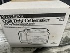 West Bend Quick Drip 5720 NIB Replacement 10-Cup Carafe Vintage Black Brand New