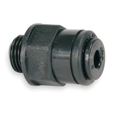 John Guest Pm011214e-Pk10 Push-Fit Adapter Fitting, 15/32 In Tube Size, Acetal,