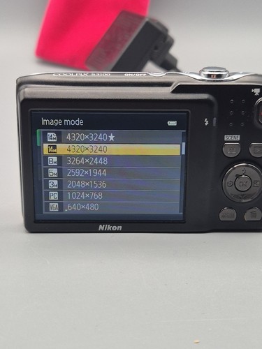 Nikon Coolpix S3100 14,0Mp Digital Camera Pink 5x Zoom, Charger SD Case, Great! - Imagen 20 de 23