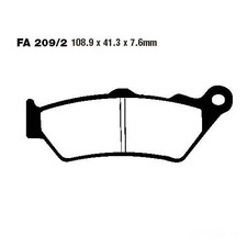 Bremsbelag Bremsbeläge EBC FA209 2HH vorne für KTM Adventure 990 S LC8 2006-2008