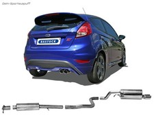 Bastuck Sportauspuffanlage ab Kat Ford Fiesta ST MK7 Typ JA8 ST180 2x76mm scharf