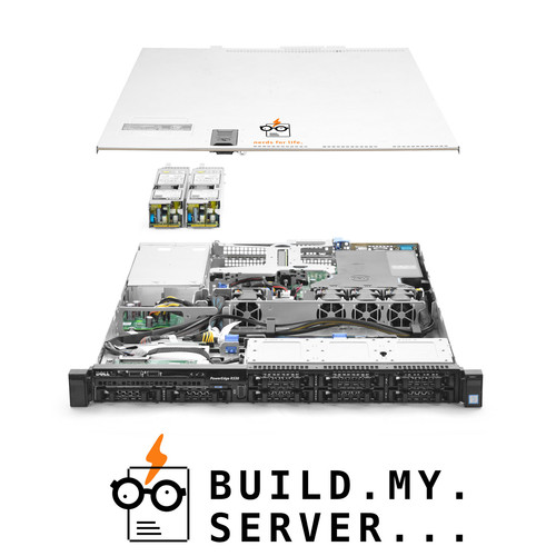 Dell PowerEdge R330 Server E3-1220v5 3.00Ghz Quad-Core 8GB 8x 300GB 15K 12G H330 - Picture 1 of 5