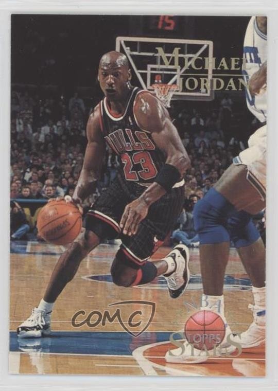 1996 Topps Stars Michael Jordan #124 HOF