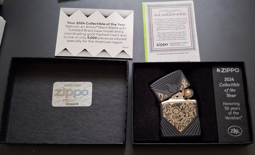 2024 Sammlerstück des Jahres Venetian Zippo Feuerzeug 1460/5000 nie benutzt - Bild 5 von 8