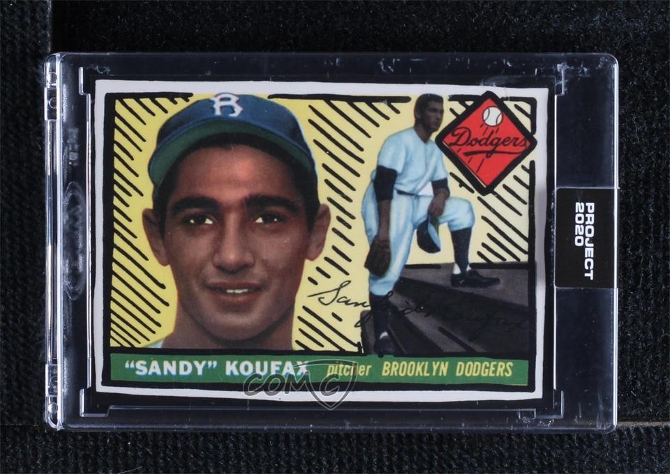 2020 Topps Project 2020 1955 Topps /4966 Sandy Koufax Joshua Vides #125 HOF