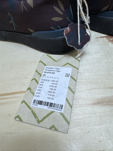GUDRUN SJÖDEN OLGA SNEAKER, ZAPATOS SEÑORA ZAPATOS CASUAL Talla:38 UK:5 MULTICOLOR - Imagen 4 de 7