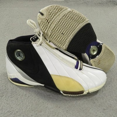 Jordan Cover 3 Men 10.5 Superfreak Randy Moss White Black Purple Turf 395323-101