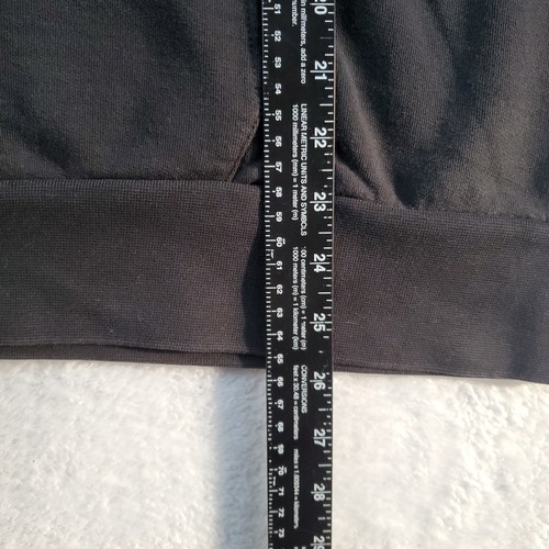 LACOSTE Hoodie Full Zip Mens XXL Classic Fit Black Fleece Lining - Picture 10 of 24