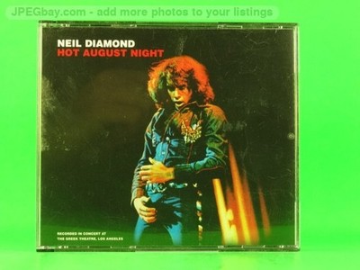 NEIL DIAMOND HOT AUGUST NIGHT (CD 1 ONLY) (Z104) 14 Track CD Album including Pic