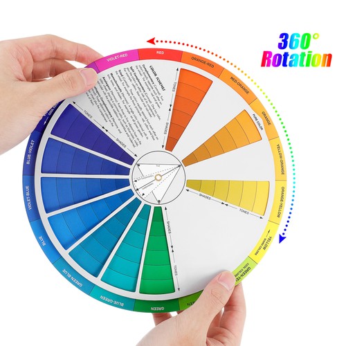 Strumento Teoria dei Colori Carta Ruota Viaggio • Tasca Artista per Disegno - Foto 5 di 12