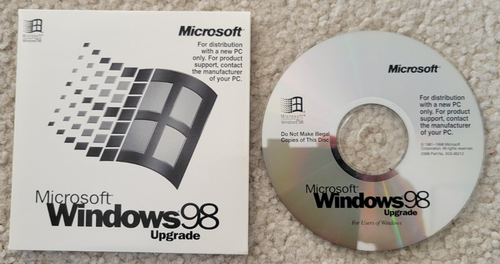 MICROSOFT WINDOWS 98 ENGLISH VERSION UPGRADE w/ IBM THINKPAD SETUP CD - Picture 2 of 4