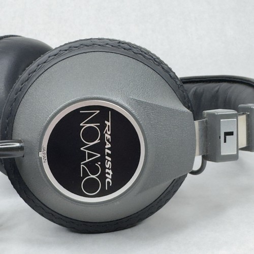Vintage Realistic Radio Shack NOVA 20 HI FI Stereo Headphones TESTED - Picture 2 of 13