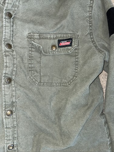 Chaqueta de Lona Dickies De Colección Para Hombres Mediana Pato Verde Ejército Ropa de Trabajo Abrigo de Granero - Imagen 2 de 11