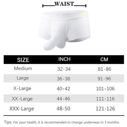 Men's Soft Cotton Boxer Briefs Modal Microfiber Sexy Underwear Pouch Low Rise... - Picture 7 of 7