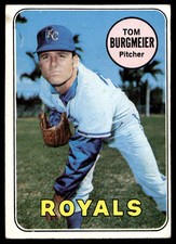 1969 Topps #558 Tom Burgmeier Kansas City Royals EX-EXMINT 