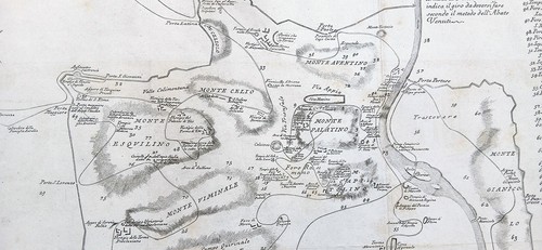 stampa antica pianta di Roma 1823 Ridolfino Venuti carta topografica antichità - Picture 4 of 8