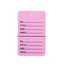 SSWBasics Large Lavender Perforated Clothing Tags - Pack of 1,000 Unstrung Tags