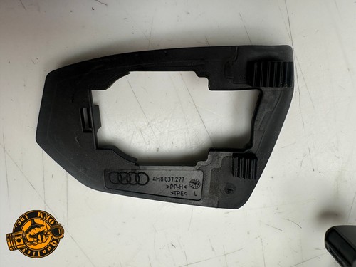 2019-2025 AUDI A6 S6 Q8 SQ8  FRONT / REAR LEFT DOOR HANDLE W/ KEYLESS (GRAY) OEM - Picture 7 of 10