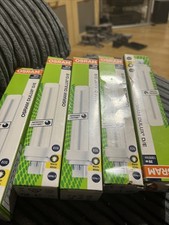 5 X Osram Dulux De 26w 830 Warm While Pl Light Bulb 4 pin plc 