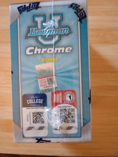 2022 Bowman University Chrome College Football blaster box new factory sealed. - Picture 2 of 4