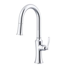 Gerber D454028 Draper 1.75 GPM 1 Hole Pull Down Kitchen Faucet - Chrome
