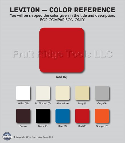 Leviton Red Cat 3 Data Phone Quickport Jack Cat3 RJ45 Telephone 41108-RR3 - Picture 3 of 6