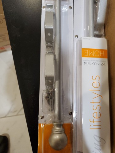 Kenney Zierstab Set 5/8" Durchmesser 28"-48" Farbe Nickel gebürstet - Bild 7 von 7