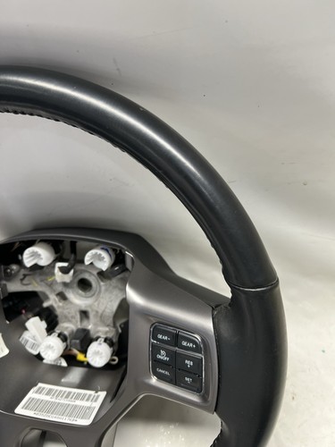 2013-2023 Dodge Ram 1500 2500 Classic Laramie Heated Steering Wheel Black Nice - Picture 7 of 16