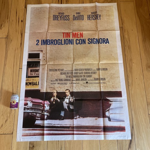 Tin Men (1987) Original Italy 2F Two Foglio One Sheet Movie Poster 39x55 Italian - Picture 1 of 18
