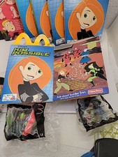 2003 McDonalds Disney Kim Possible Toy Lot 2 3 4 6 7 8 Sealed w Boxes