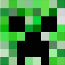 Minecraft Game Pixel Creeper Steve Alex Peeker Car Sticker Vinyl Decal 5x5