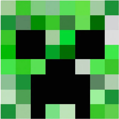 Minecraft Game Pixel Creeper Steve Alex Peeker Car Sticker Vinyl Decal 5x5