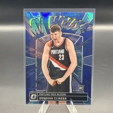 2024-25 Donruss Optic #1 Donovan Clingan My House Hyper Blue #/175