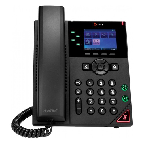 Poly / Polycom OBi VVX 250 4-Line PoE IP Desk Phone 89B58AA / 2200-48822-025M - Picture 1 of 4