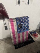 American Flag Cornhole Board