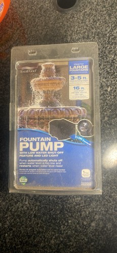 Totalpond 0,03 PS oder 400 GPH Niedrigwasser-Abschaltbrunnenpumpe mit LED-Licht
