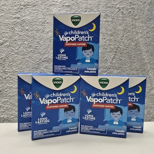 Vicks Children's VapoPatch Soothing Vapors 5 Wearable Aroma Patches Lot of 5