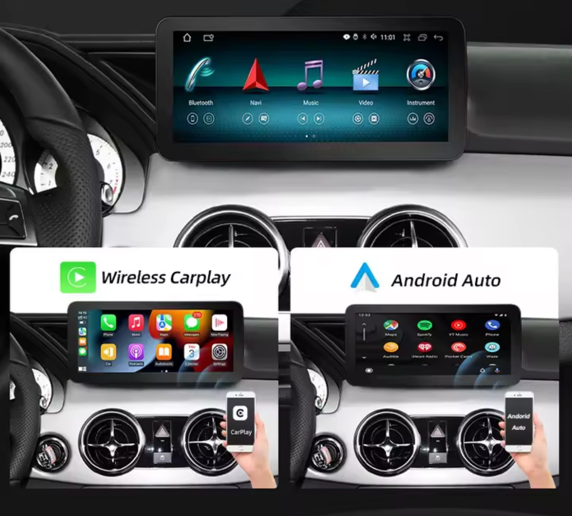 Écran CarPlay Mercedes GLK NTG 4.0 résout le problème de GPS obsolète