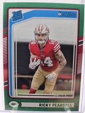 2024 Panini Donruss - Rated Rookie- Green Press Proof - #318 Ricky Pearsall (RC)