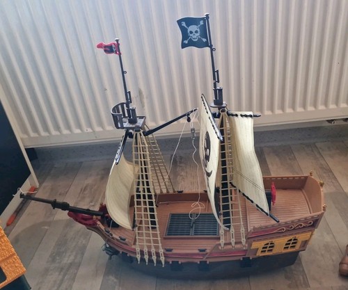 Playmobil Piraten Set, Piratenschiff, Ruderboot, Strandhaus, Nr. 4706, 70493 - Bild 7 von 20