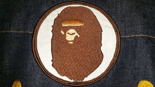A Bathing Ape denim jacket US size L (Asian Size XL) Made in Japan BAPE - Picture 4 of 18