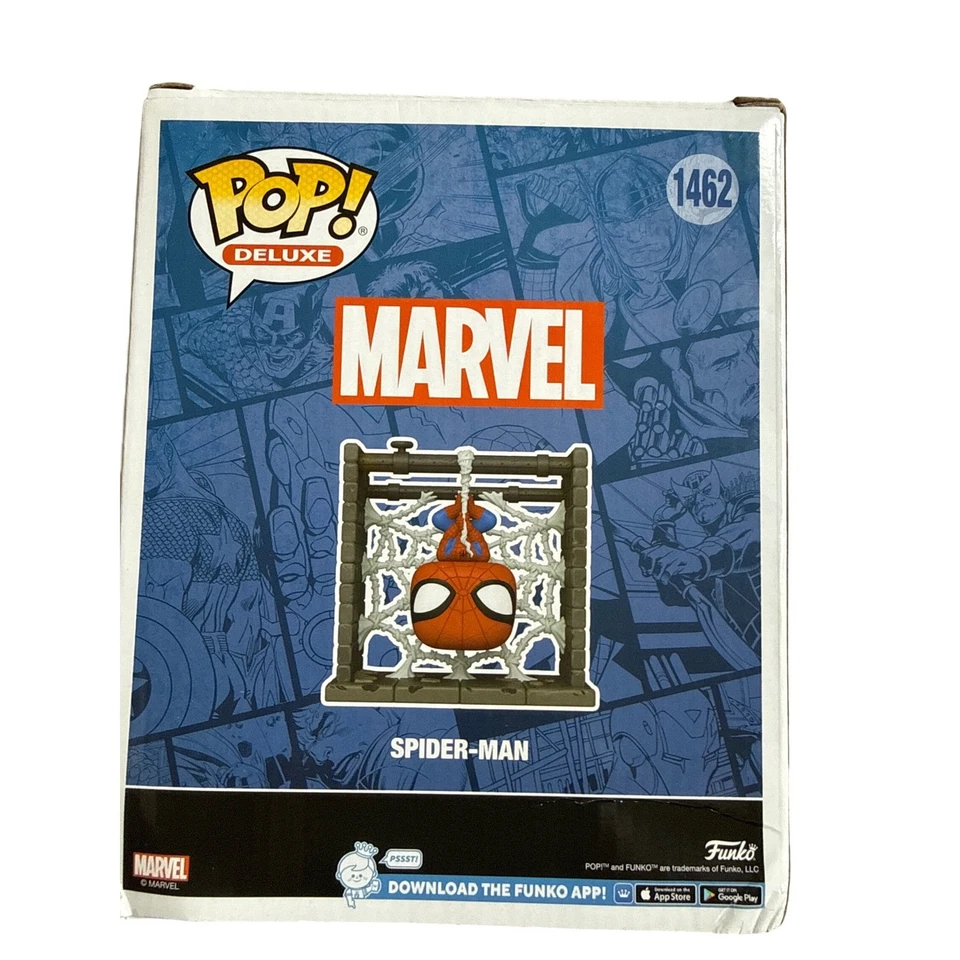 Funko Pop Deluxe Marvel Spider Man 1462 Bobblehead Edición Limitada Exclusivo Foto 3 de 4