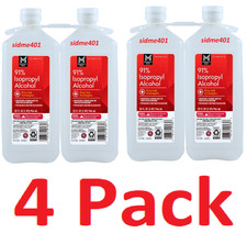 Member's Mark 91 Isopropyl Alcohol, 32 fl. oz., 4 pk.   