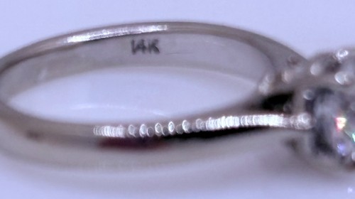 1.06 CARAT IGI LAB GROWN DIAMOND 14KT ENGAGEMENT RING. - Picture 9 of 13